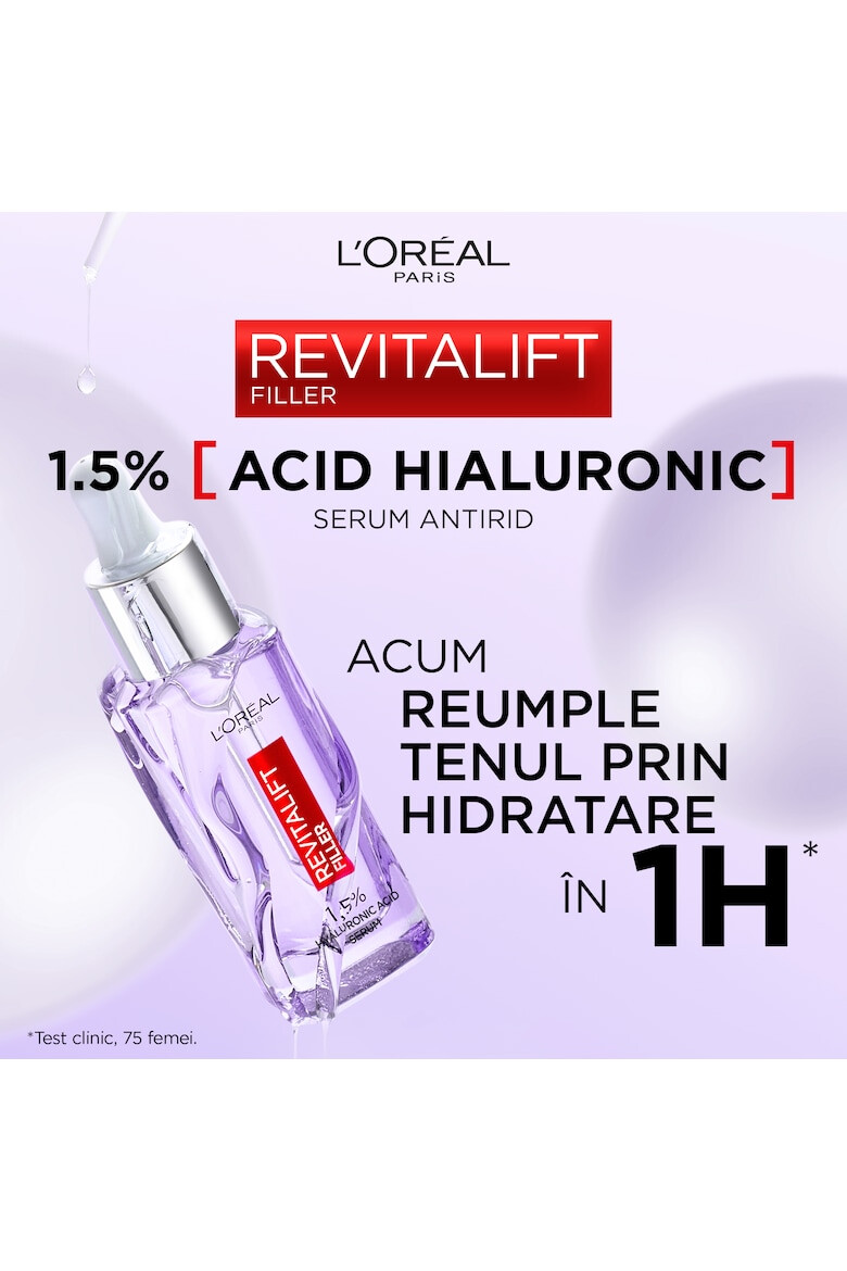 LOreal Paris Комплект Revitalift Filler Serum против бръчки 30 мл + Revitalift Clinical Serum с блясък ефект 30 мл - Pepit.bg