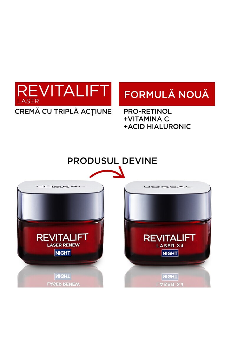 L'Oreal Paris Нощен крем за лице Revitalift Laser X3 50 мл - Pepit.bg