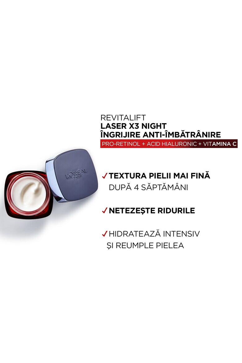 L'Oreal Paris Нощен крем за лице Revitalift Laser X3 50 мл - Pepit.bg