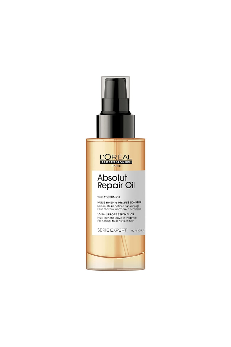 LOreal Professionnel Олио за коса L'Oréal Professionnel Absolut Repair SERIE EXPERT Мултифункционално Без изплакване За суха и увредена коса С масло от пшеничен зародиш и протеини за преструктуриране и възстановяване на фибрите 90 мл - Pepit.bg