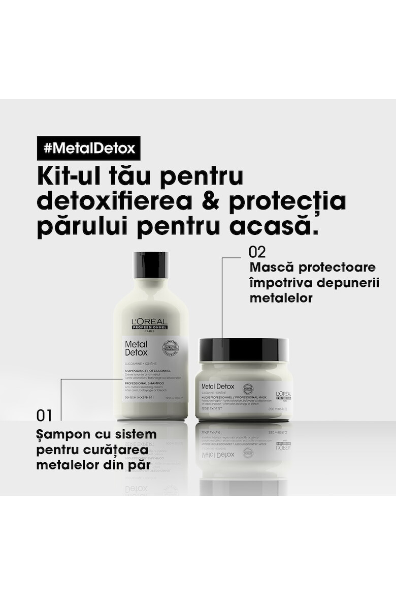 LOreal Professionnel Шампоан Serie Expert Metal Detox за всички типове изрусена боядисана или балаяж коса БЕЗ СУЛФАТИ - Pepit.bg