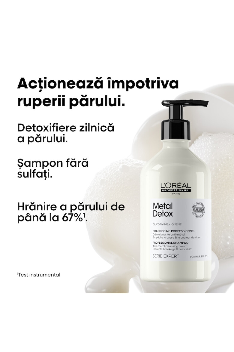 LOreal Professionnel Шампоан Serie Expert Metal Detox за всички типове изрусена боядисана или балаяж коса БЕЗ СУЛФАТИ - Pepit.bg