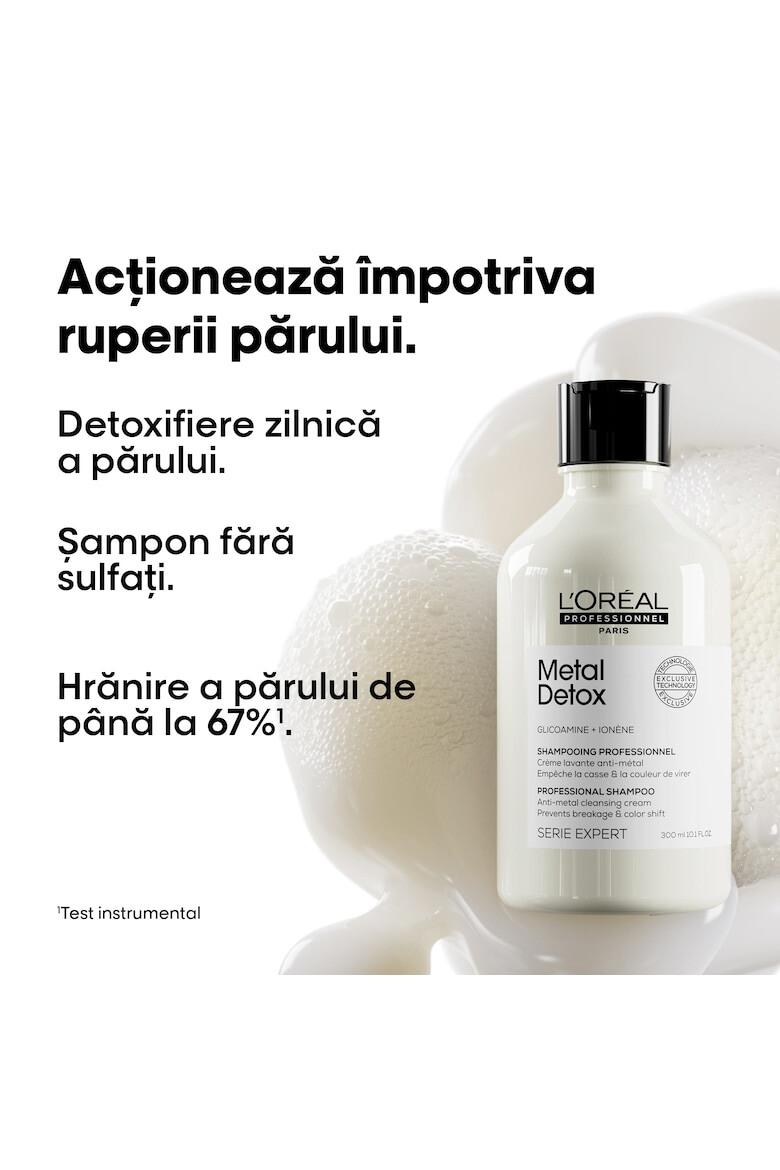 LOreal Professionnel Шампоан Serie Expert Metal Detox за всички типове изрусена боядисана или балаяж коса БЕЗ СУЛФАТИ - Pepit.bg