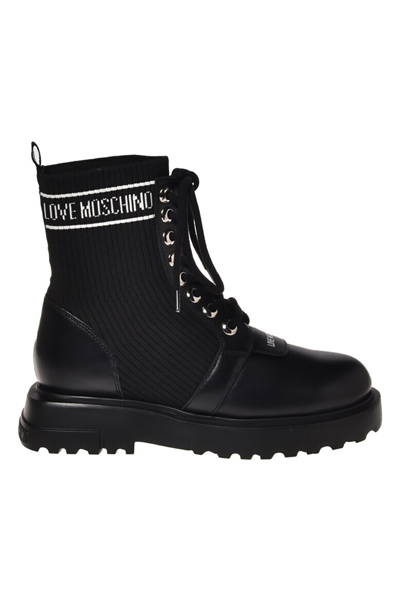 Love Moschino Боти с кожа - Pepit.bg