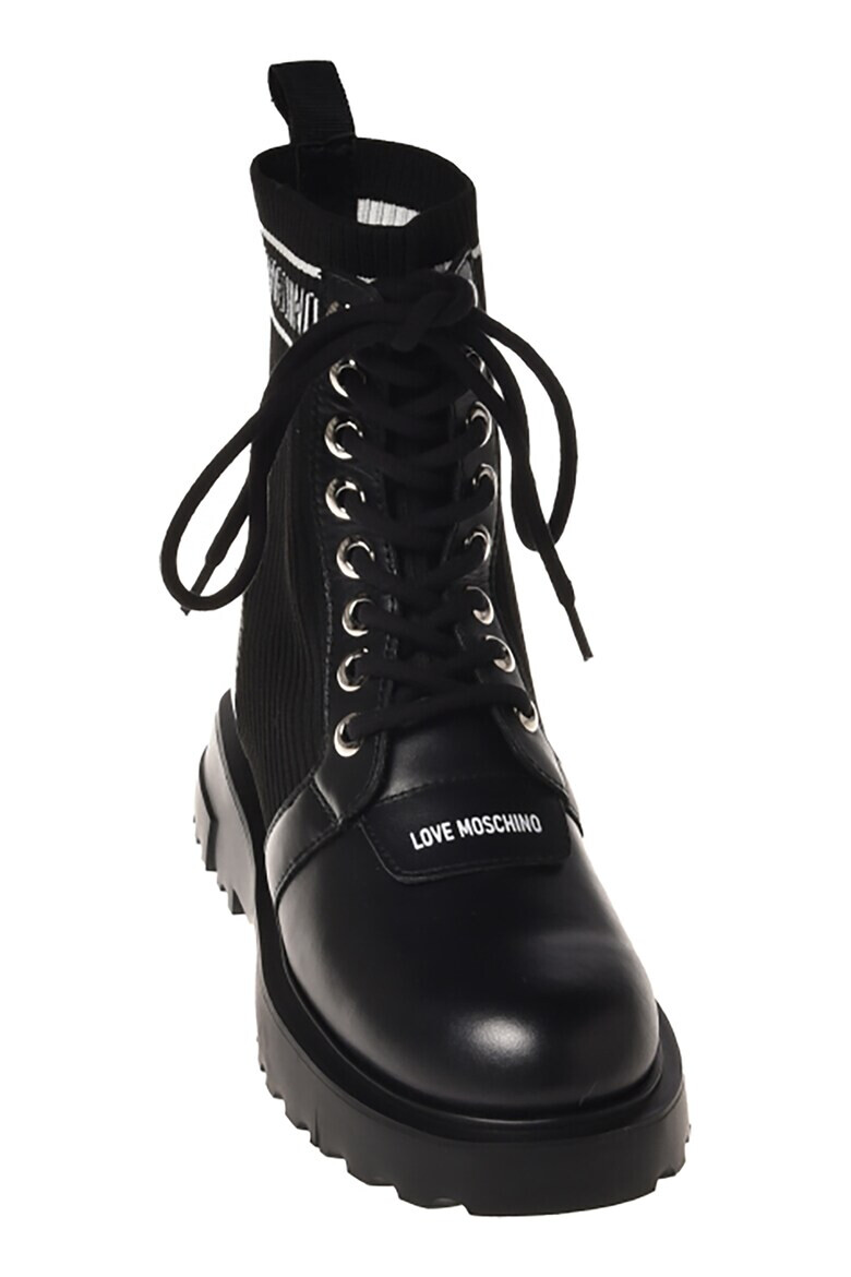 Love Moschino Боти с кожа - Pepit.bg