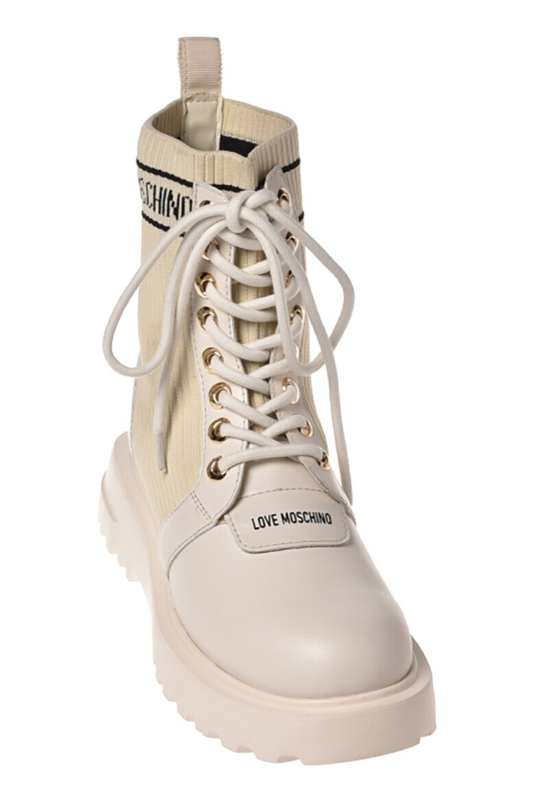Love Moschino Боти с кожа - Pepit.bg