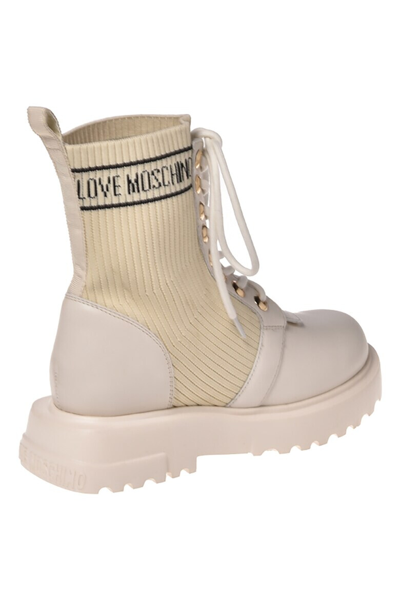Love Moschino Боти с кожа - Pepit.bg