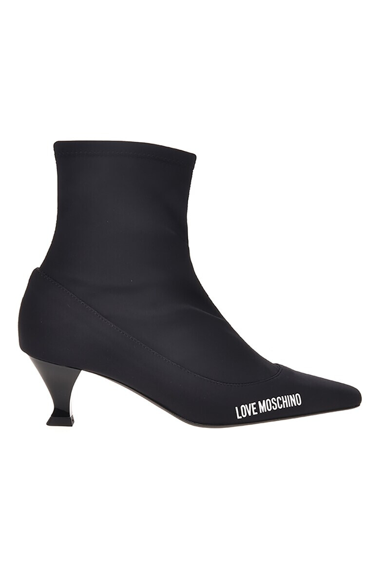 Love Moschino Боти с лого - Черен - Pepit.bg