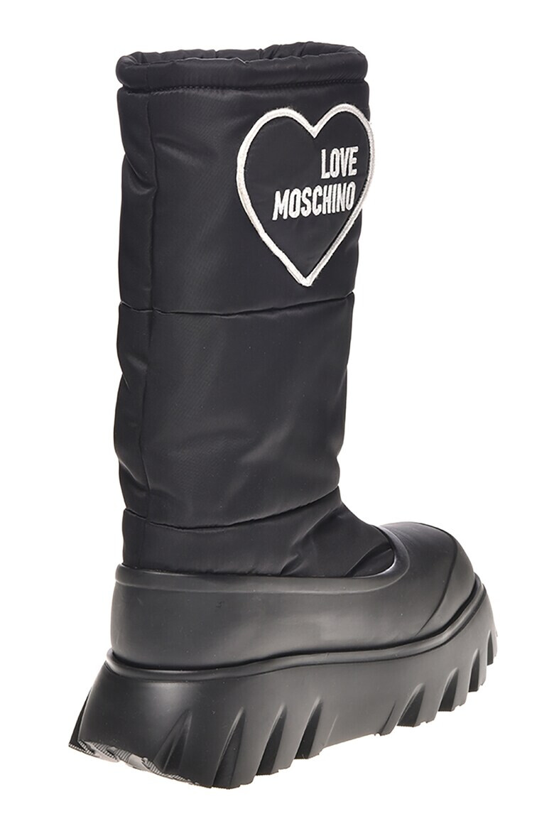 Love Moschino Ботуши до прасеца с лого - Pepit.bg