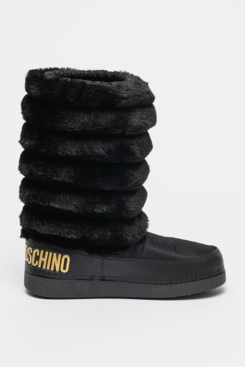 Love Moschino Ботуши с лого - Pepit.bg