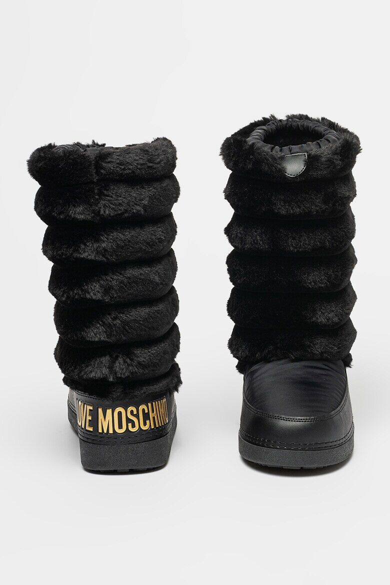 Love Moschino Ботуши с лого - Pepit.bg
