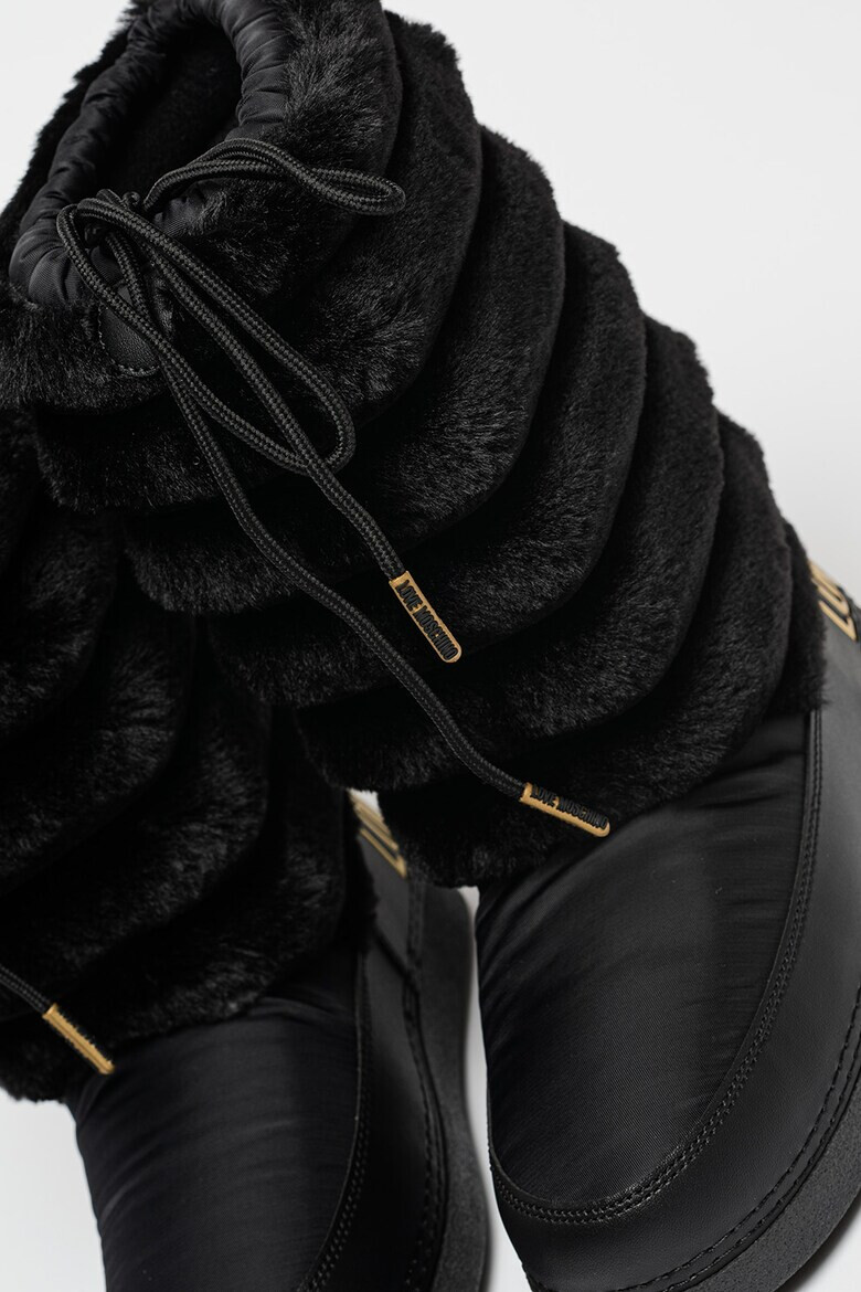 Love Moschino Ботуши с лого - Pepit.bg