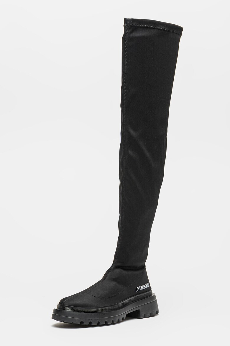 Love Moschino Ботуши с лого - Pepit.bg
