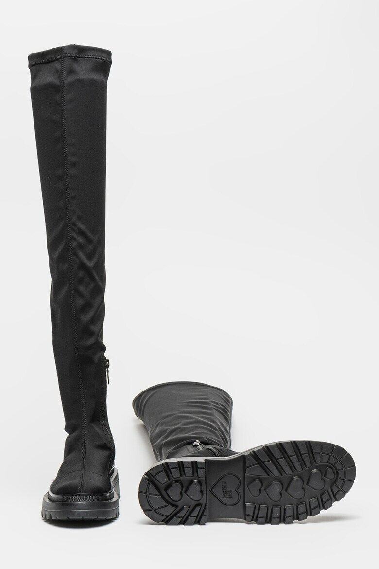 Love Moschino Ботуши с лого - Pepit.bg