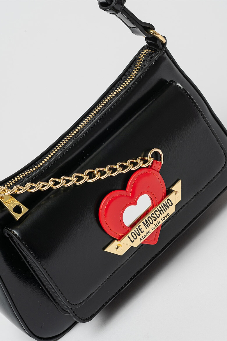 Love Moschino Чанта през рамо от еко кожа с лого - Pepit.bg