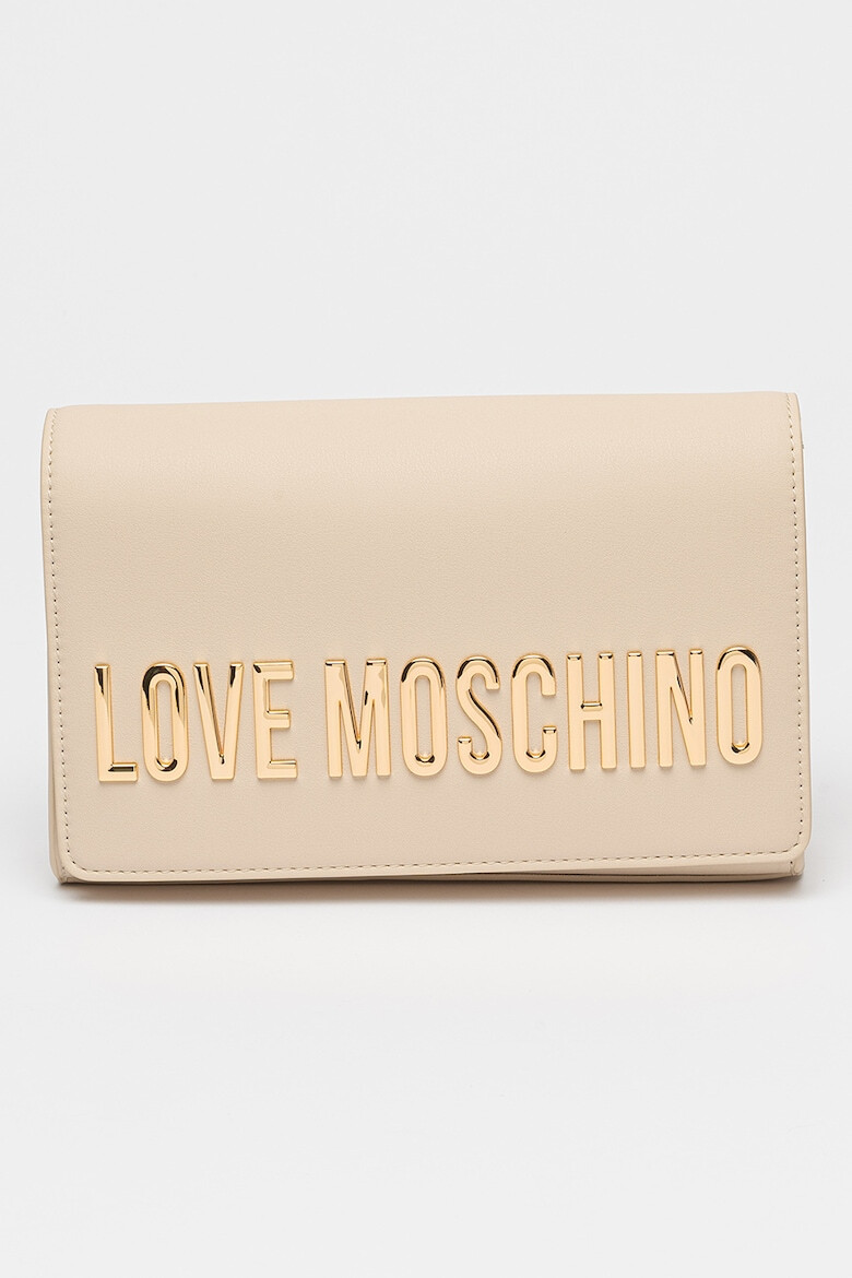 Love Moschino Чанта с метално лого - Pepit.bg