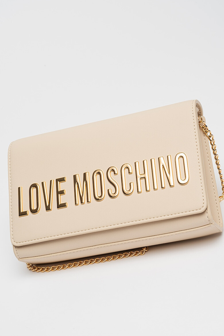 Love Moschino Чанта с метално лого - Pepit.bg