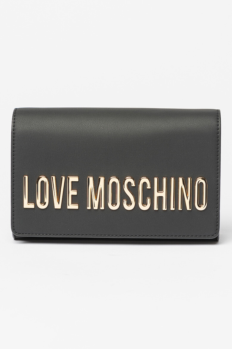 Love Moschino Чанта с метално лого - Pepit.bg