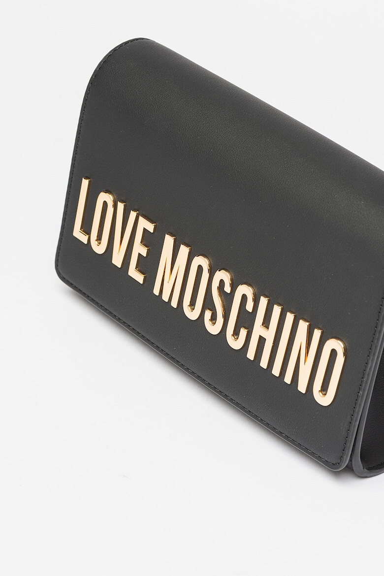 Love Moschino Чанта с метално лого - Pepit.bg