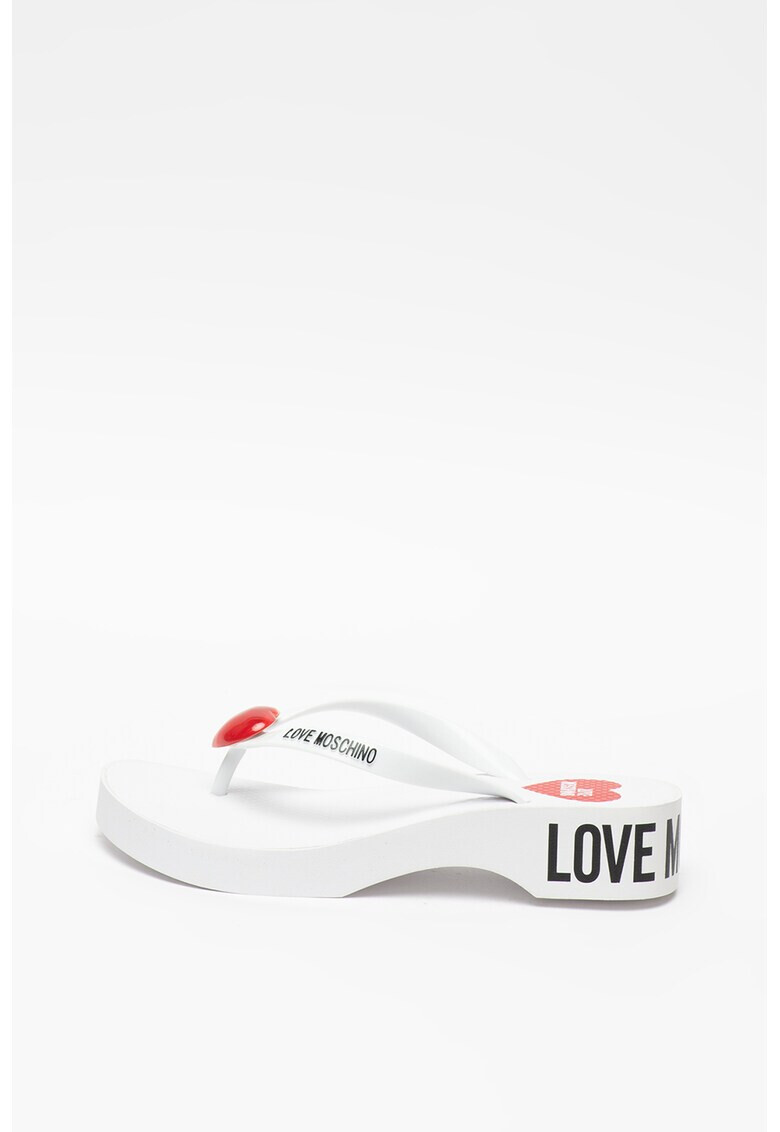 Love Moschino Чехли с лого - Pepit.bg