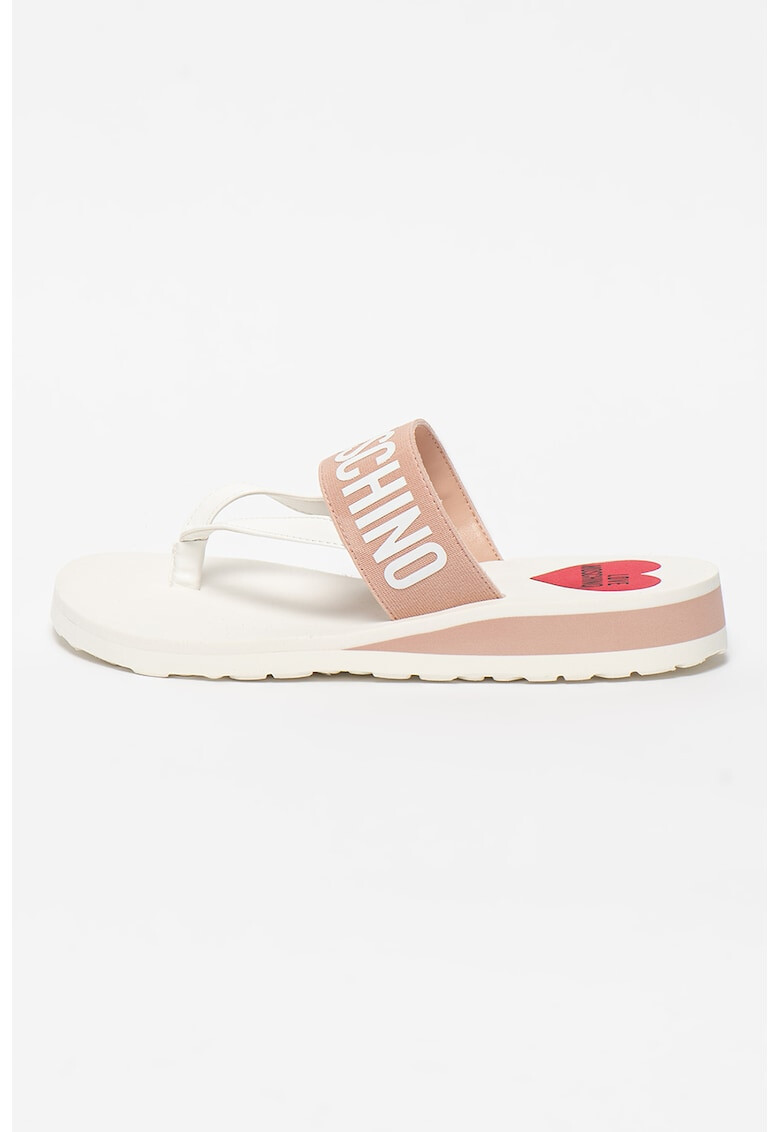 Love Moschino Чехли с лого - Pepit.bg