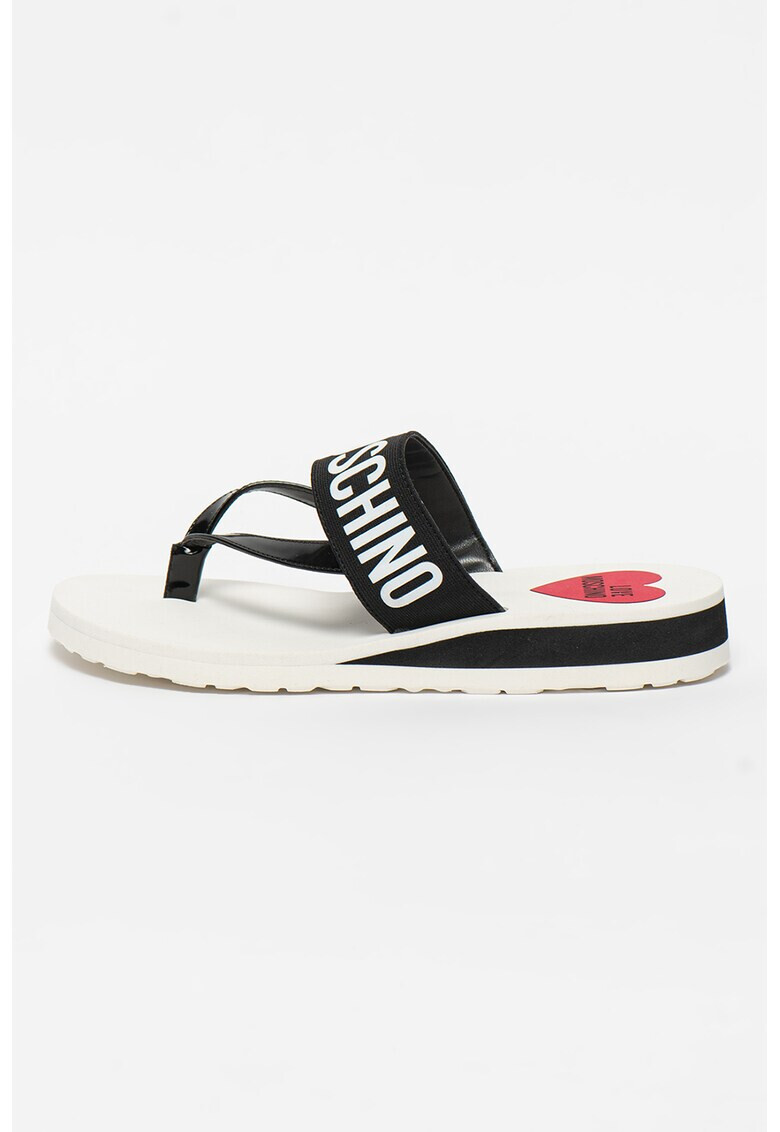 Love Moschino Чехли с лого - Pepit.bg