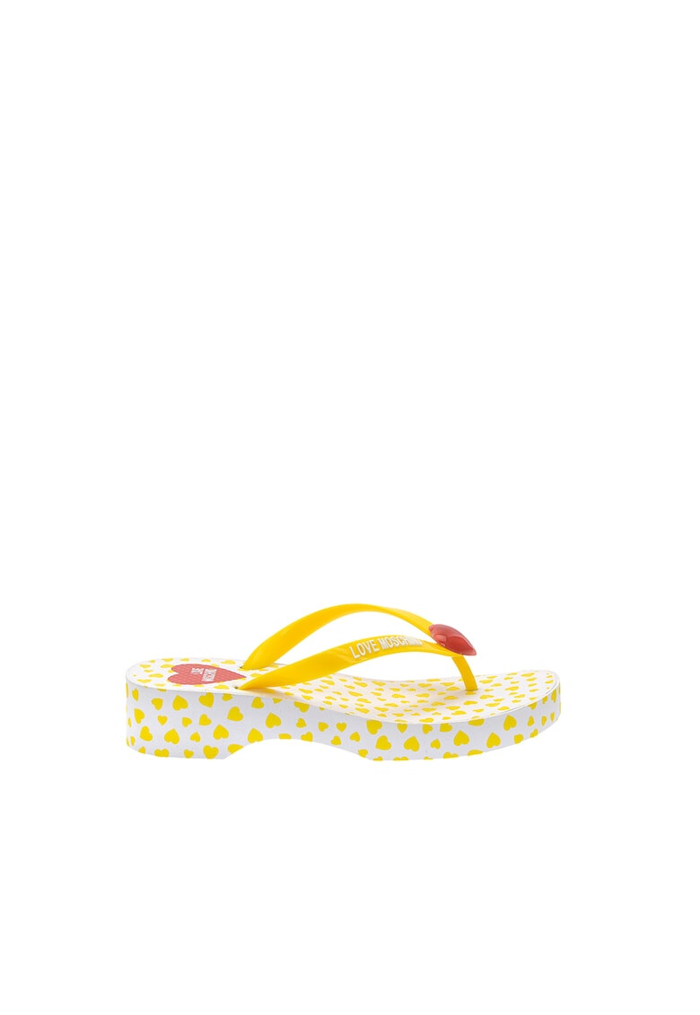 Love Moschino Чехли с лого - Pepit.bg