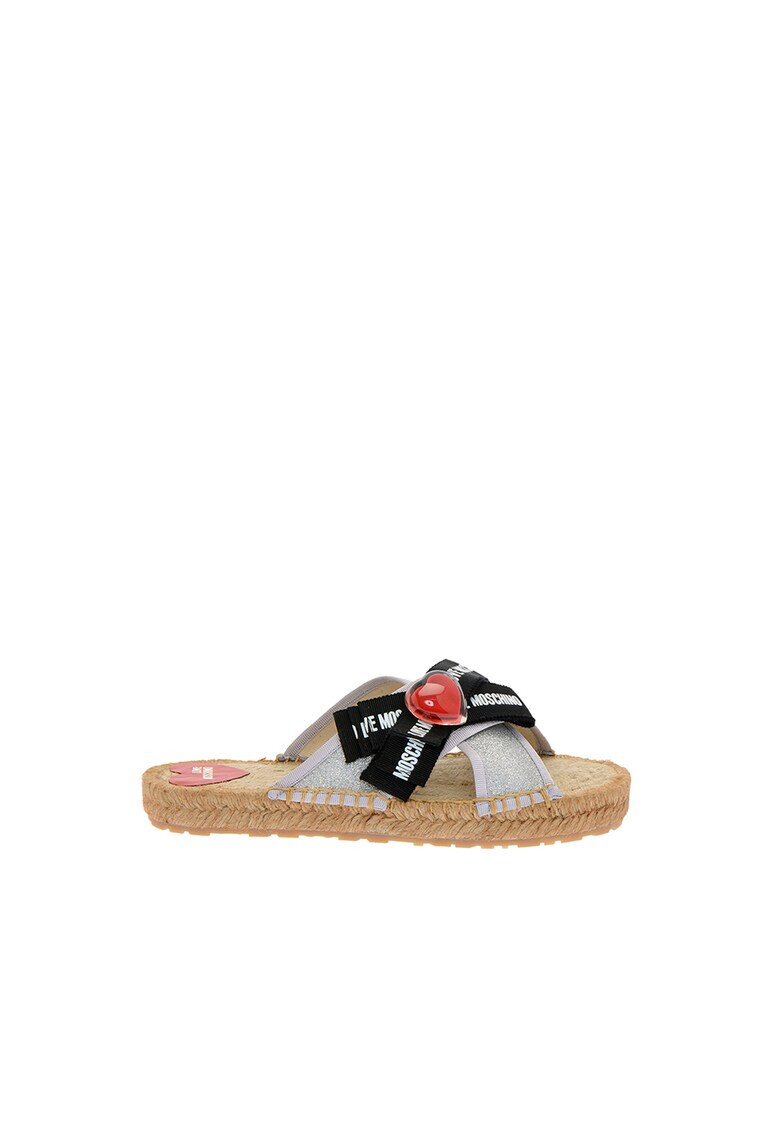 Love Moschino Чехли с панделка - Pepit.bg