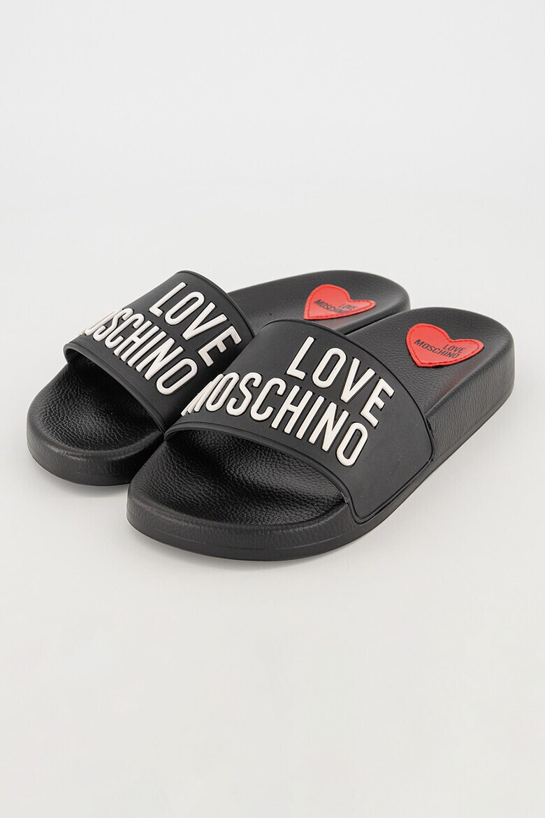 Love Moschino Чехли с лого - Pepit.bg