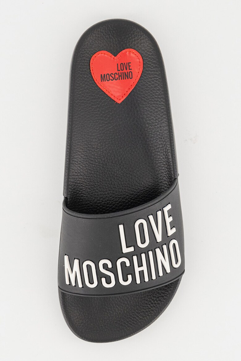 Love Moschino Чехли с лого - Pepit.bg