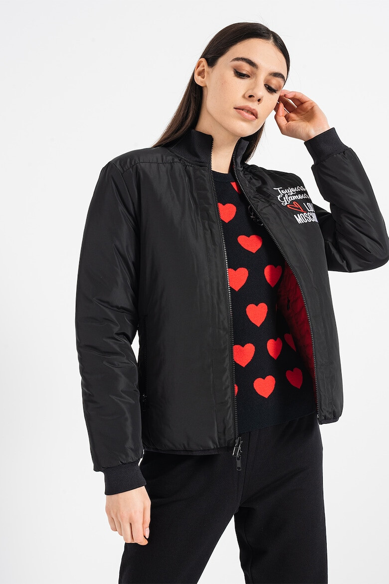 Love Moschino Двулицево яке с лого - Pepit.bg