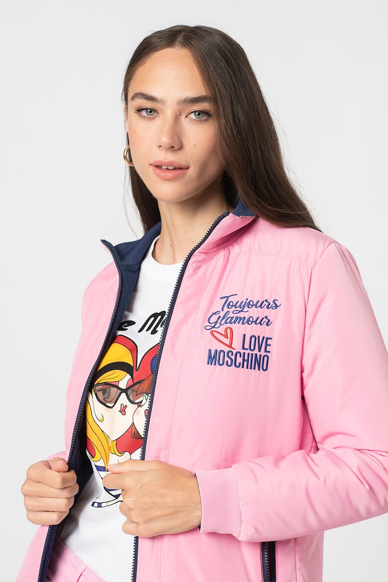 Love Moschino Двулицево яке с лого - Pepit.bg