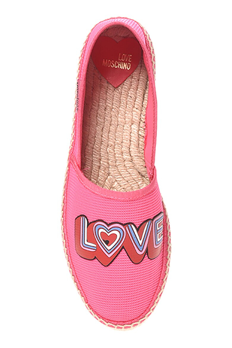 Love Moschino Еспадрили с принт - Pepit.bg