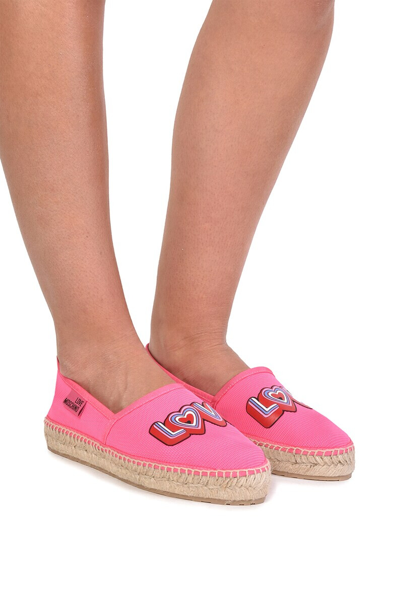 Love Moschino Еспадрили с принт - Pepit.bg
