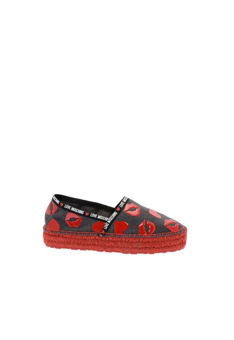 Love Moschino Еспадрили с шарка - Pepit.bg
