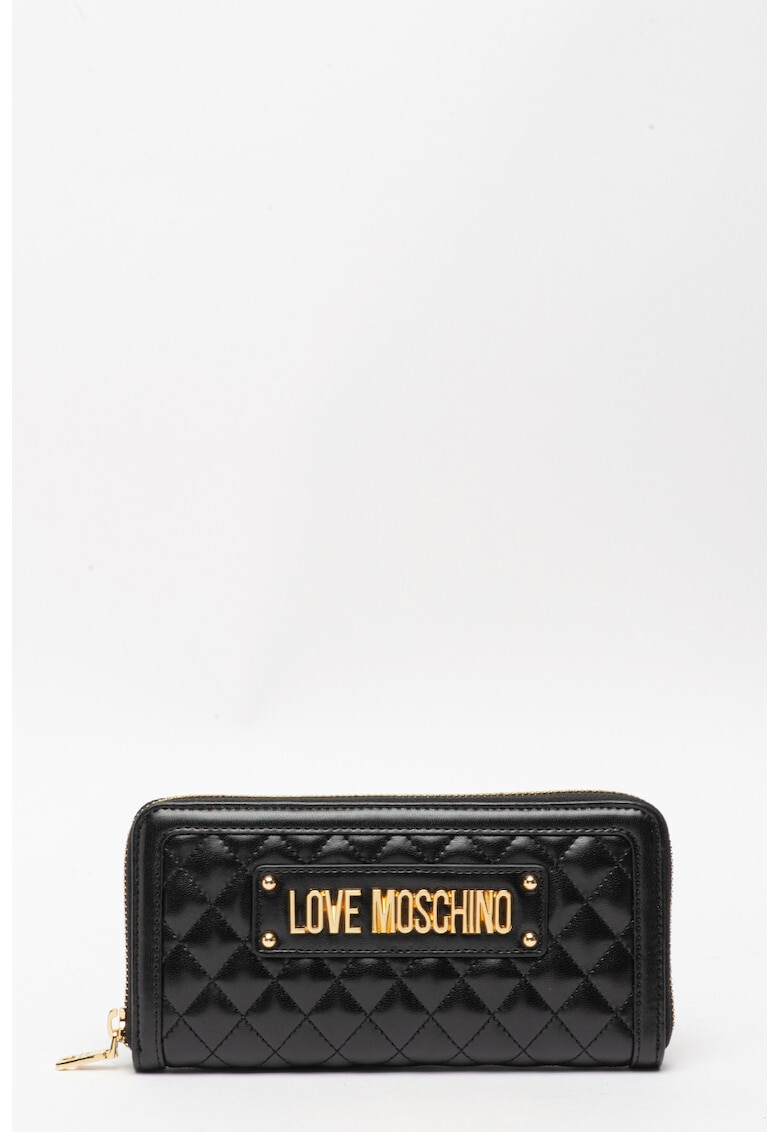 Love Moschino Капитониран портфейл от еко кожа - Pepit.bg