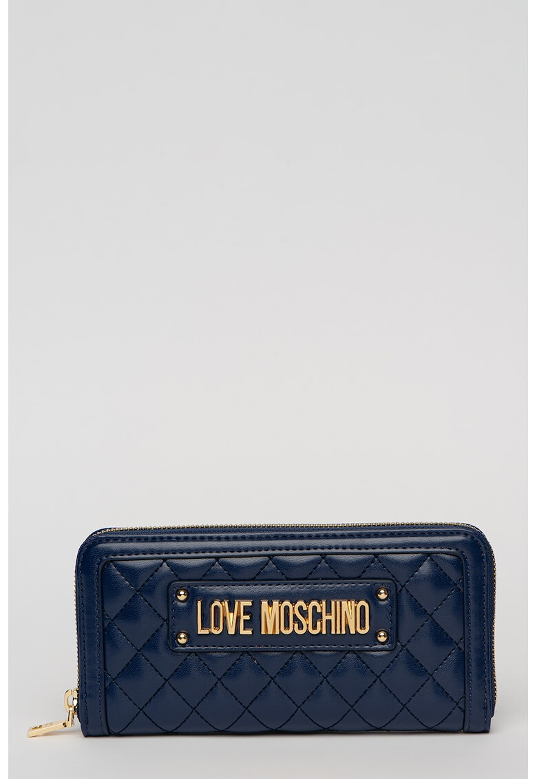 Love Moschino Капитониран портфейл от еко кожа - Pepit.bg