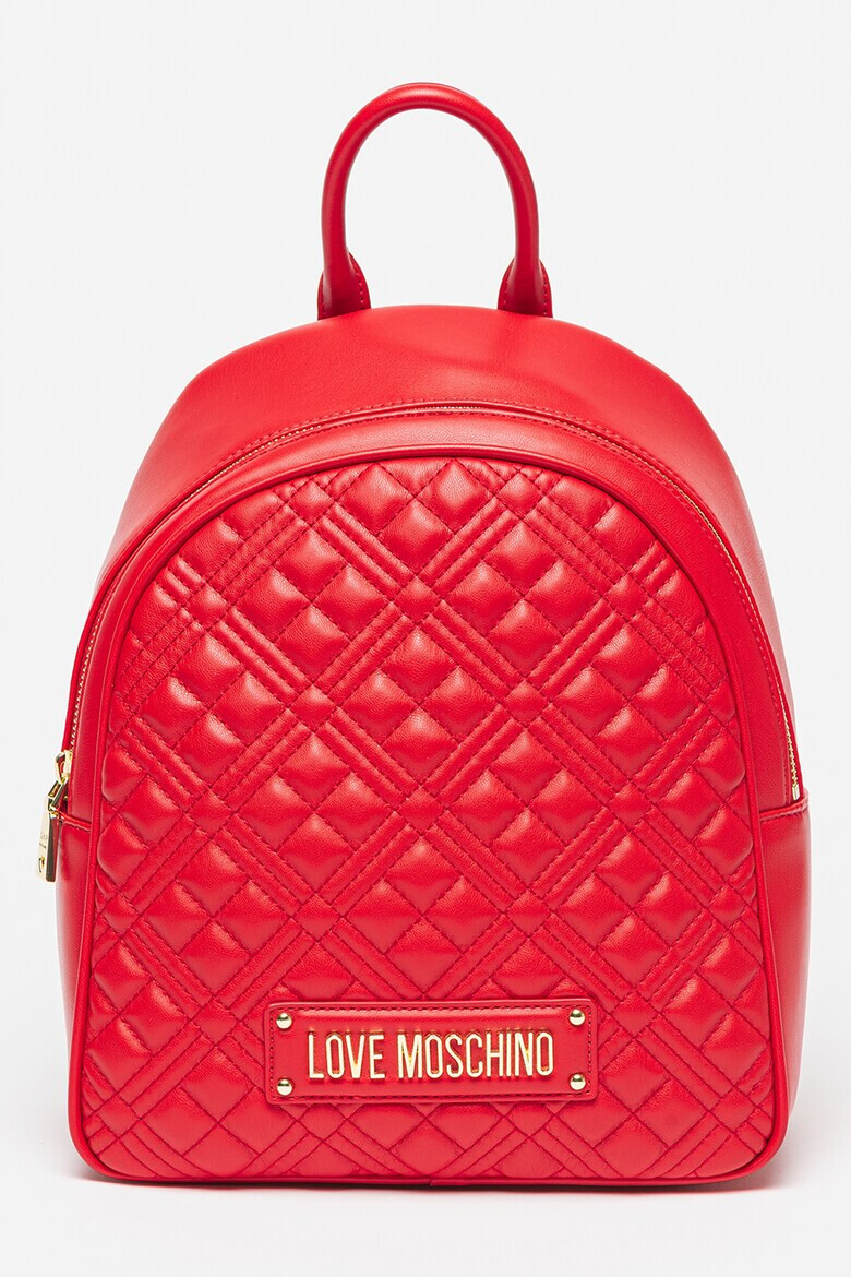 Love Moschino Капитонирана раница от еко кожа - Pepit.bg