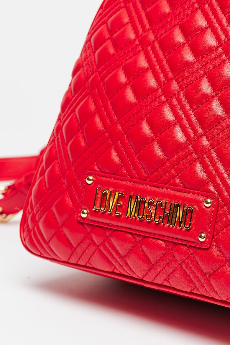 Love Moschino Капитонирана раница от еко кожа - Pepit.bg