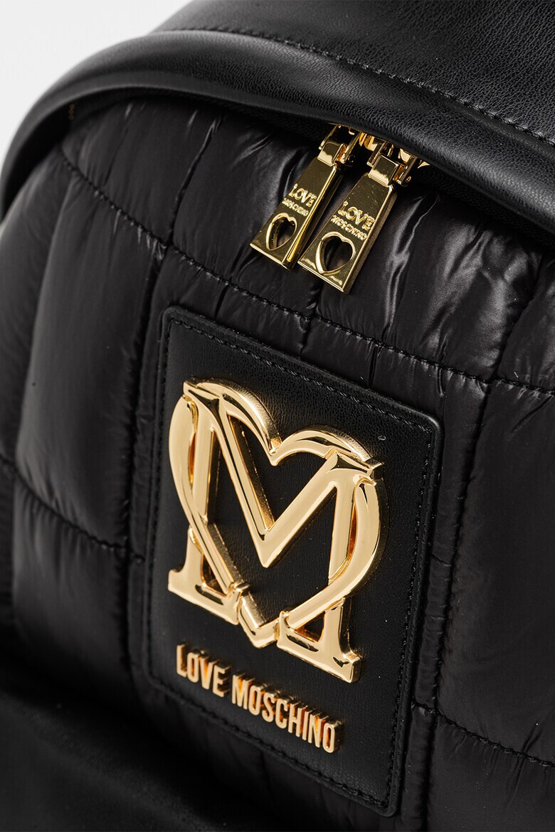 Love Moschino Капитонирана раница с лого - Pepit.bg