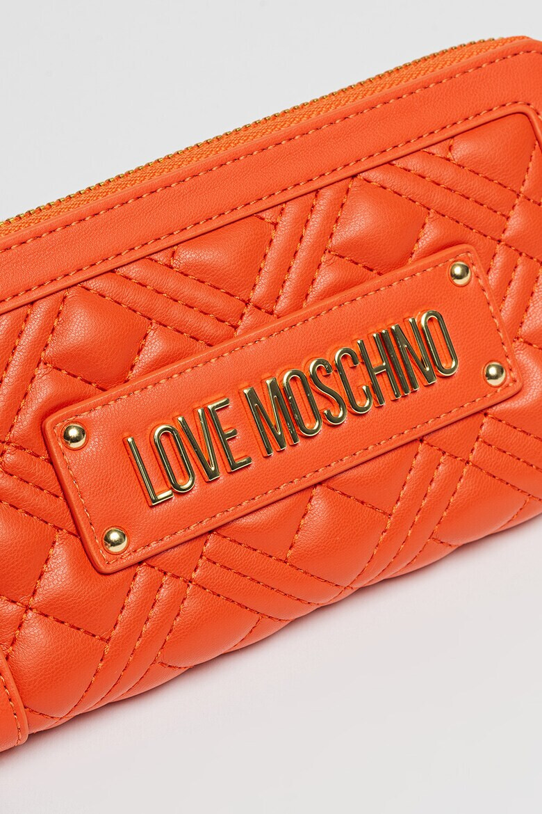 Love Moschino Капитонирано портмоне от еко кожа - Pepit.bg