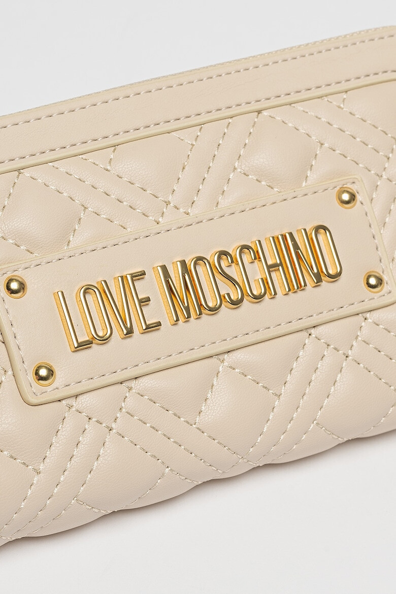 Love Moschino Капитонирано портмоне от еко кожа - Pepit.bg