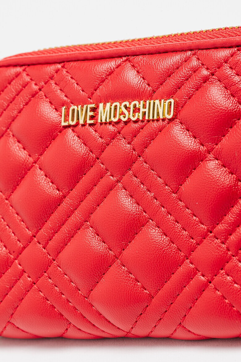 Love Moschino Капитонирано портмоне от еко кожа - Pepit.bg