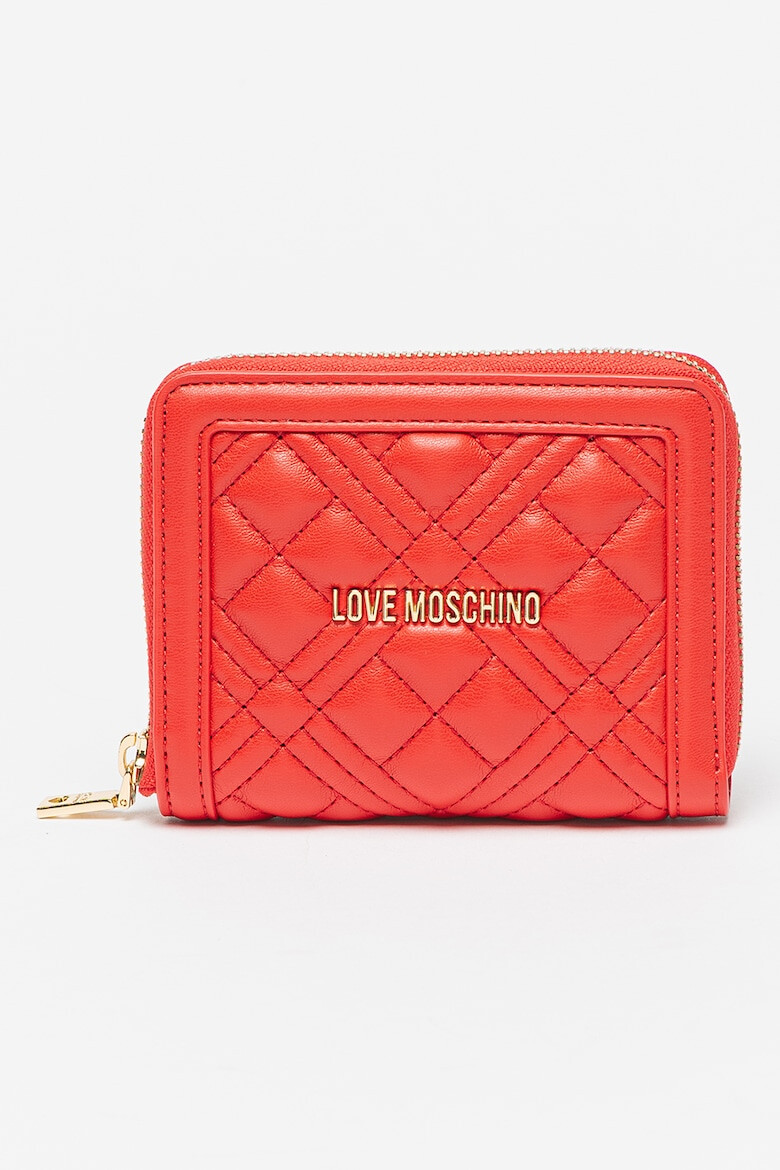 Love Moschino Капитонирано портмоне от еко кожа - Pepit.bg