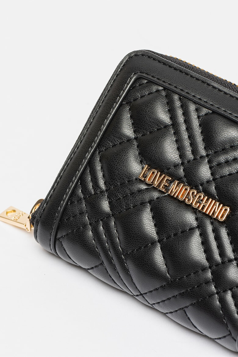 Love Moschino Капитонирано портмоне от еко кожа - Pepit.bg