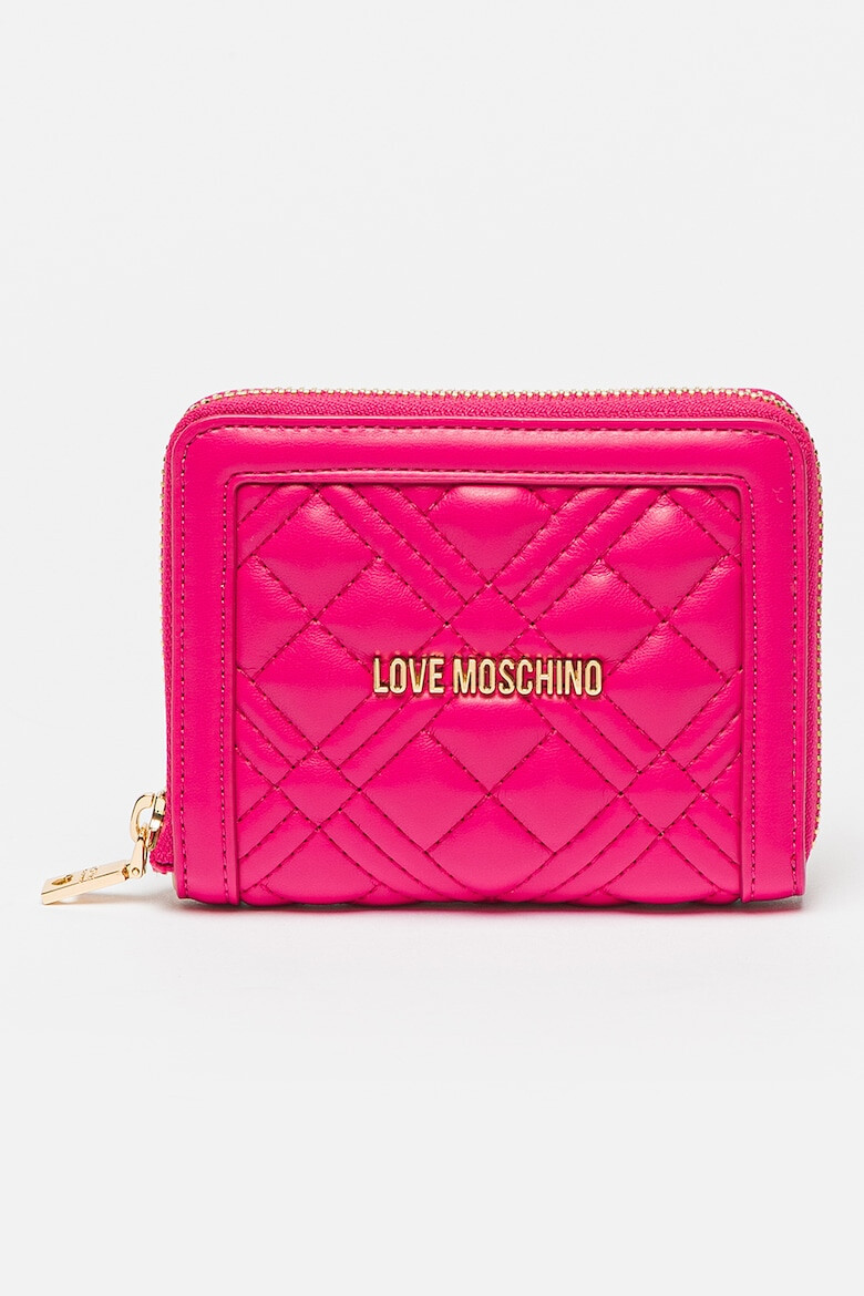 Love Moschino Капитонирано портмоне от еко кожа - Pepit.bg