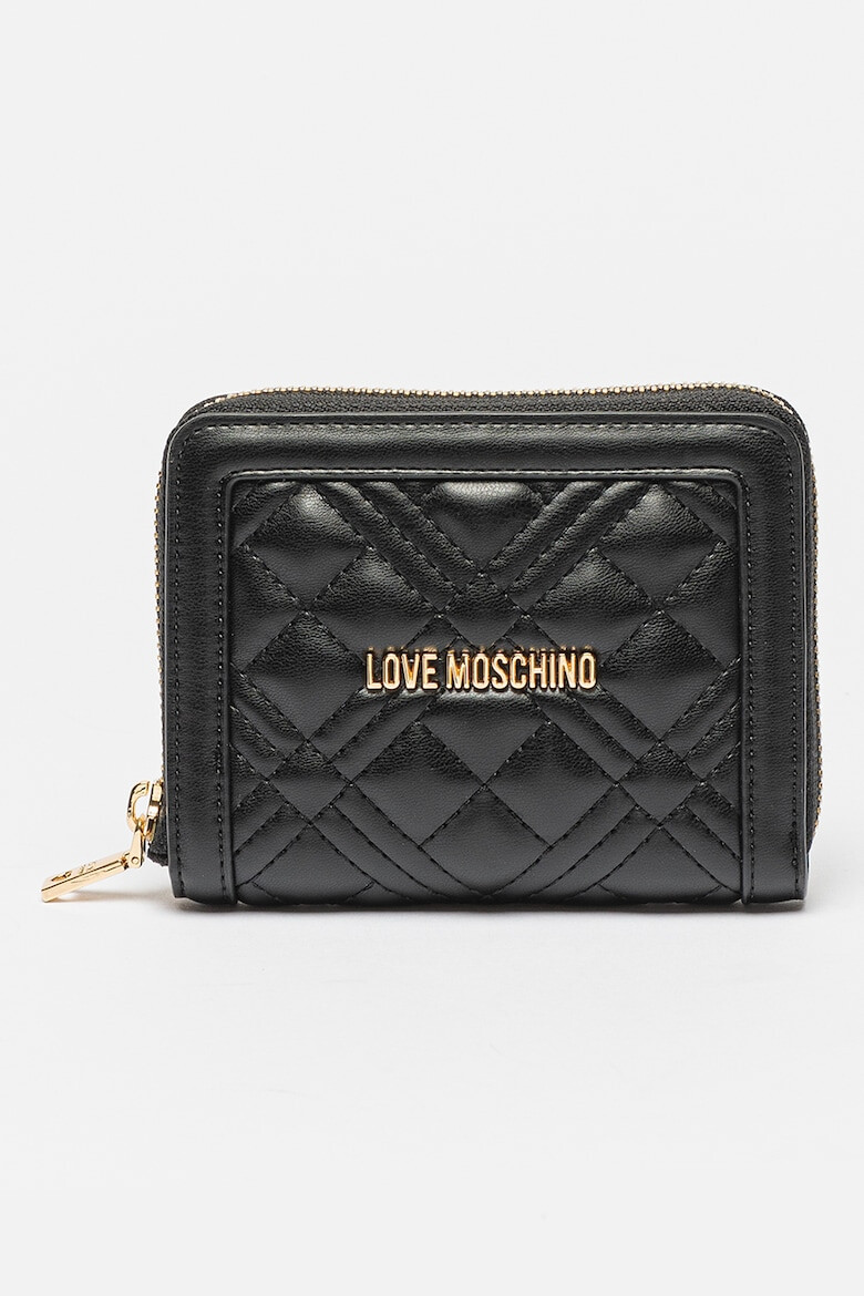 Love Moschino Капитонирано портмоне от еко кожа - Pepit.bg