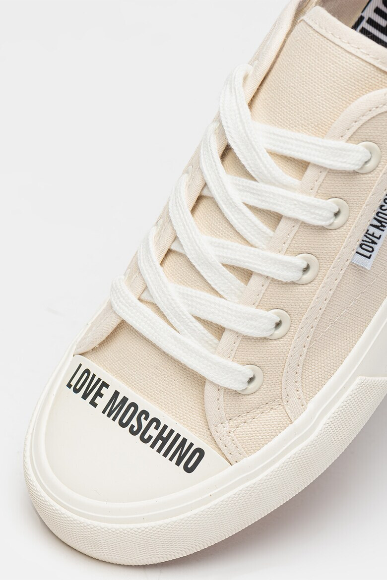 Love Moschino Кецове с кожен панел - Pepit.bg