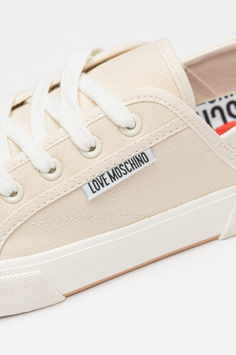 Love Moschino Кецове с кожен панел - Pepit.bg