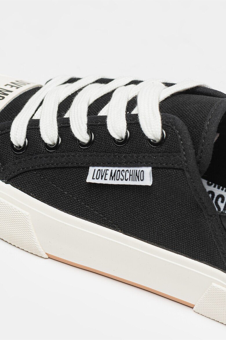 Love Moschino Кецове с кожен панел - Pepit.bg